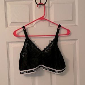 Torrid Black Lace Bralette